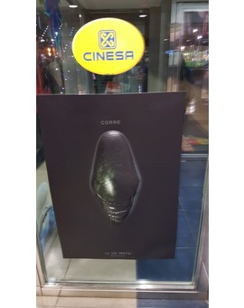 Alien Covenant: Poster Español  y con relieve, la cabeza sobresale