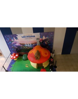 Original publicidad de Los Pitufos en los cines