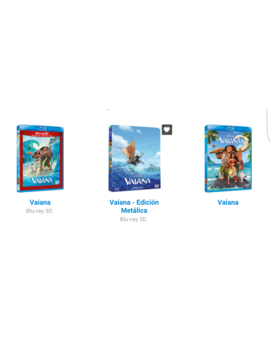 Vaiana: ¿Que edición vais a comprar?