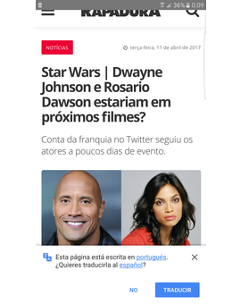 Star Wars | Dwayne Johnson y Rosario Dawson podrían salir en las siguientes películas de la saga