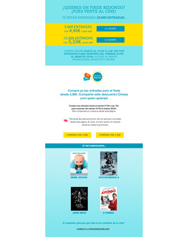 Cinesa promoción: Valida hasta las 15 horas de hoy para precomprar entradas hasta el Martes