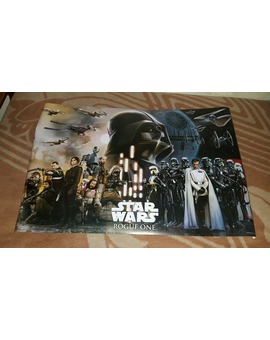Rogue One Star Wars: Poster gigante. Mi adquisición de hoy 21-04-2017
