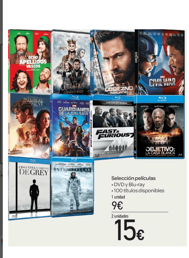 2x15 en Carrefour