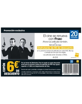 Cupón descuento Fnac para imprimir (Así no hay que llevar películas)