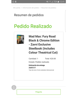 Cazado!!! Mad Max Fury Road Black & Chrome Edition Steelbook Zavvy