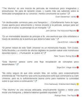 Las primeras críticas de 'La momia' la devuelven al sarcófago: ¿la peor película de Tom Cruise?