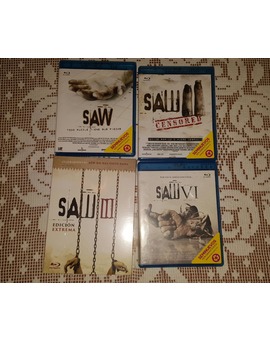 Saw 1, 2, 3 y 6: Mis Compras 11-06-2017. Con disgusto incluido en Saw 3 ya que me ha venido el libreto desgrapado