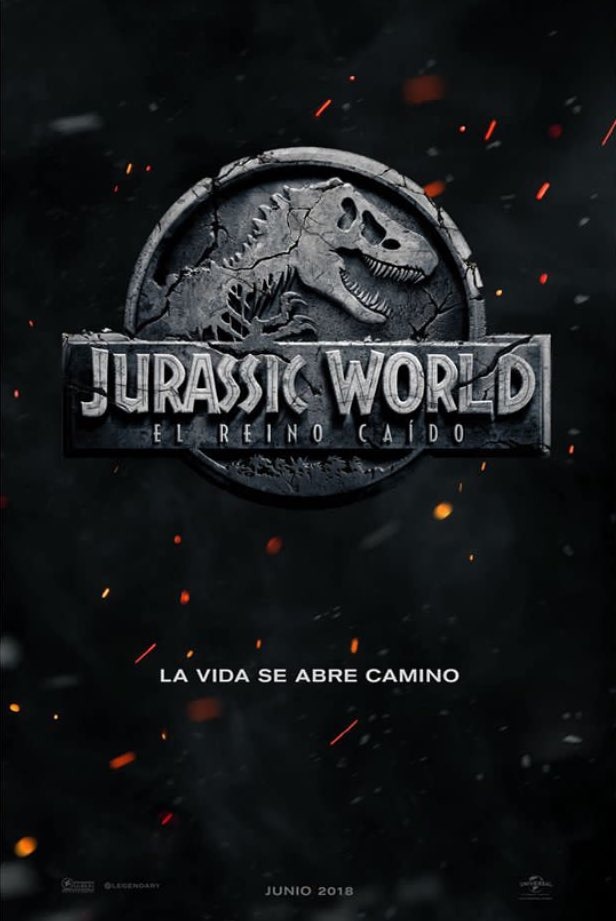 Jurassic World El Reino Caido. Poster Español