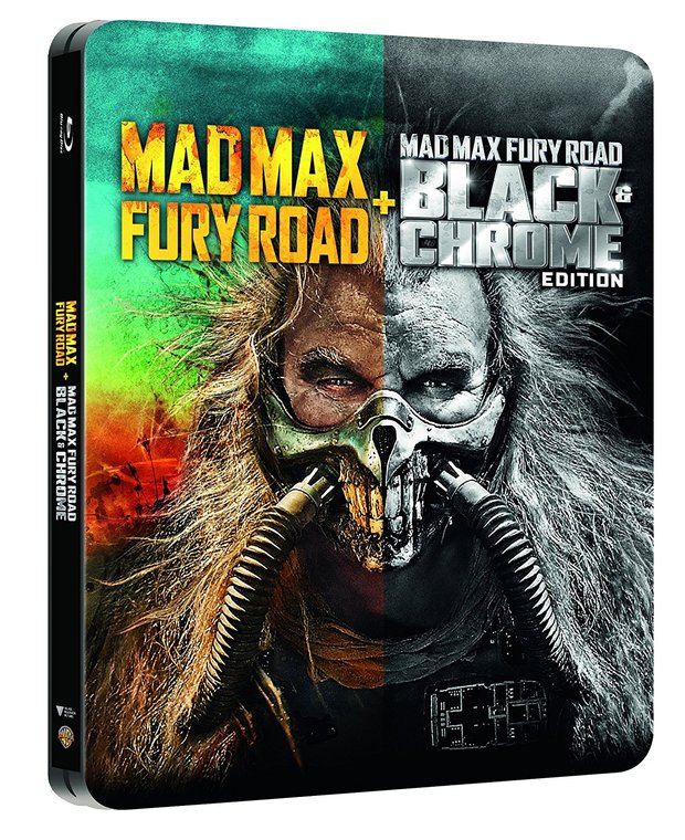 Unidades a la venta: Mad Max Fury Road + Black&Chrome Edition Steelbook (Blu-Ray) por 16.99 euros
