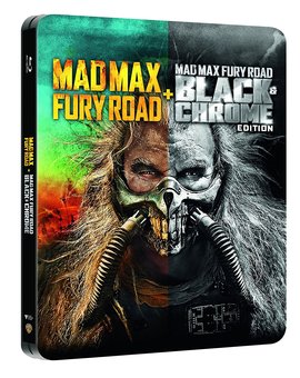 Unidades a la venta: Mad Max Fury Road + Black&Chrome Edition Steelbook (Blu-Ray) por 16.99 euros