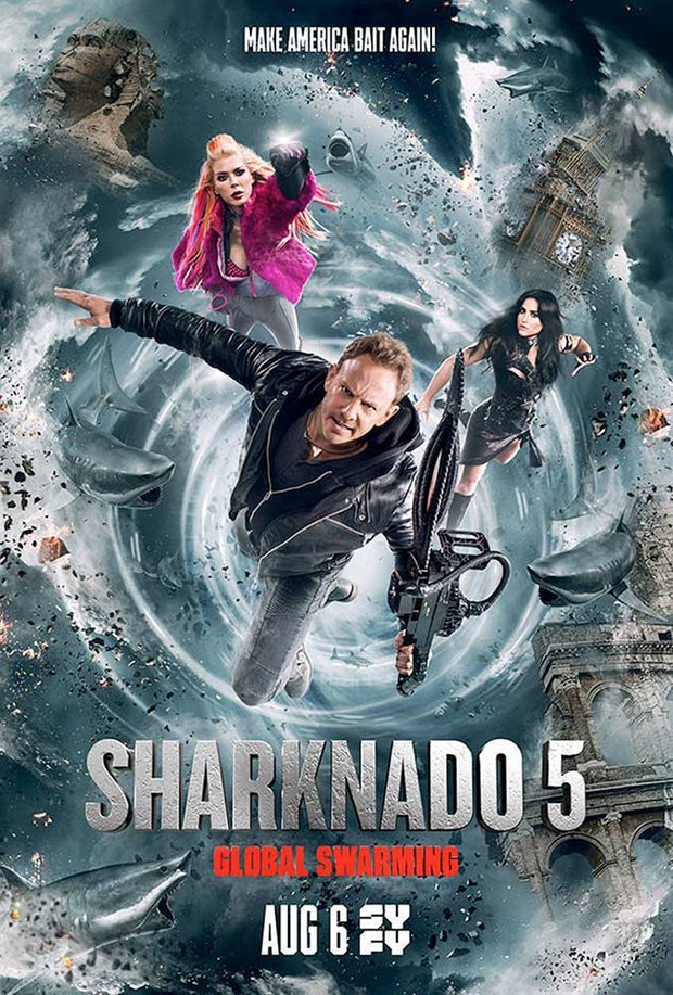 Vuelve "Sharknado", un "fenómeno" entre la "locura" y el cine "de culto"