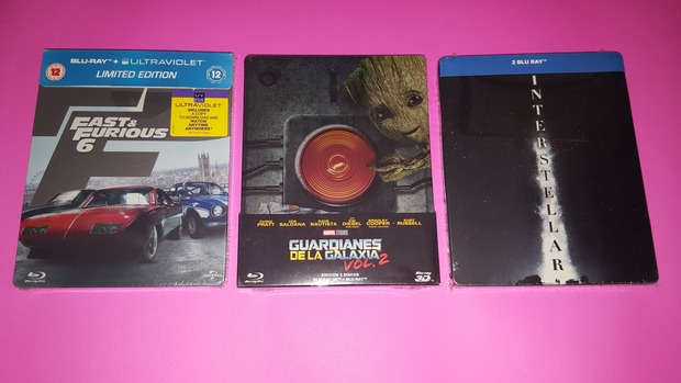 Fast &  Furious 6 + Guardianes de la Galaxia Vol 2 + Interstellar: Mis Compras 29-08-2017
