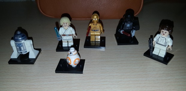 Figuritas Lego Star Wars: Regalo que me ha hecho mi sobrina. 02-09-2017