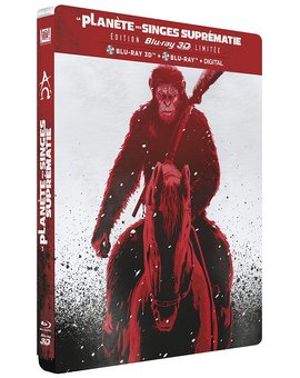 La Guerra del Planeta de los simios: Diseño steelbook Italiano y Frances (posiblemente el mismo que tengamos aquí)
