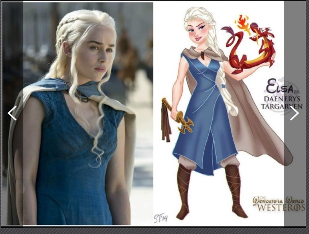 Las princesas Disney llegan a 'Juego de tronos"