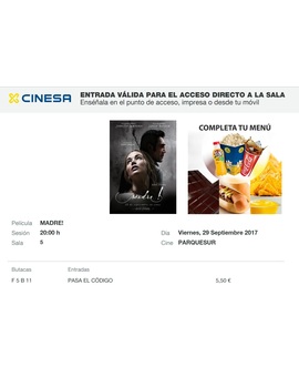 madre!: Mi Crítica y mi Entrada [Sin Spoilers]. Nota 7/10. La mayor fumada del año, o mejor dicho de los últimos años