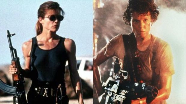 Si te atacase un Terminator con forma de Alien ¿A cual de estas dos te gustaría tener al lado?