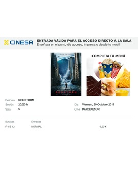 Geostorm: Mi Crítica y mi Entrada [Sin Spoilers]. Nota 7.5/10. Intenso Thriller de catástrofes y conspiraciones