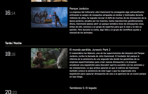Jurassic Park y El Mundo Perdido: Hoy sábado 21-10-2017 a partir de las 16:14 horas en Syfy ¿Cual de las dos os gusta mas?