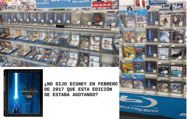 Star Wars 7: Según la distribuidora esta edición estaba agotándose y ahora se vuelve a ver por todos los lados a puñados