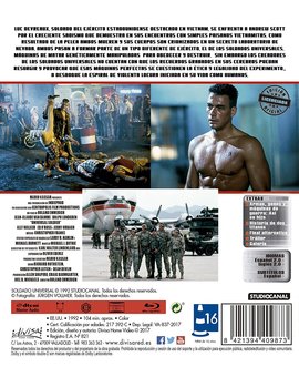 Soldado Universal: Contraportada Divisa