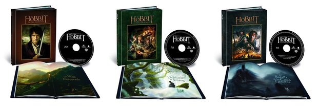 El Hobbit Trilogía: Diseños definitivos digibooks