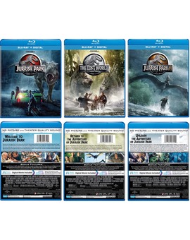 Jurassic Park Trilogía: Nuevas ediciones individuales el 09-01-2018 con nuevas caratulas