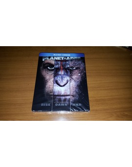 El Planeta de los Simios. Trilogia steelbook Origen, Amanecer y Guerra: Mi Compra 14-11-2017