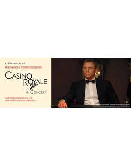 Casino Royale en concierto. 5 y 6 de enero en Palacio Municipal de Congresos de Madrid la película de James Bond con orquesta en directo! 