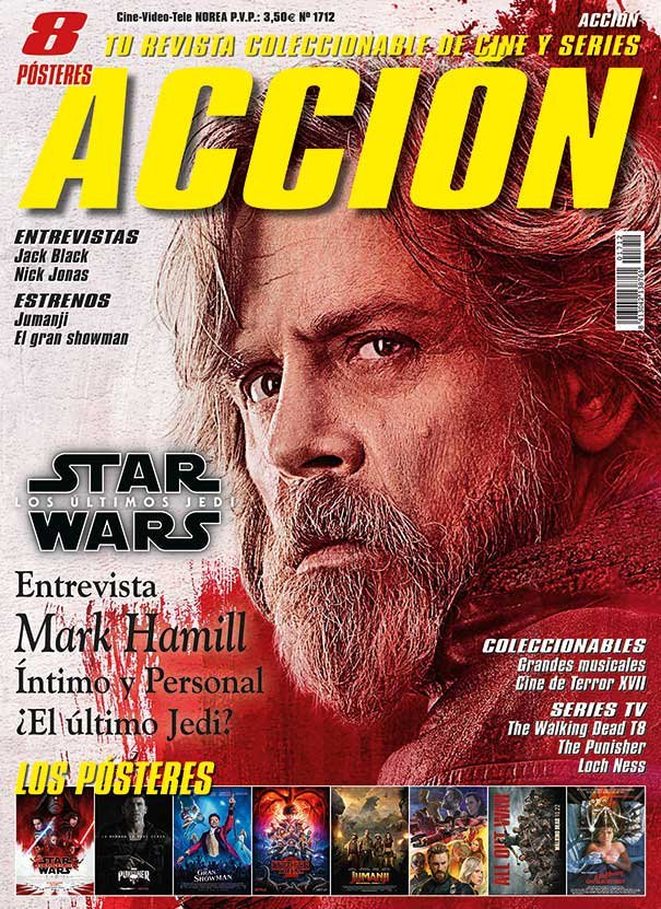 Acción Cine. Portada y posters Diciembre 2017