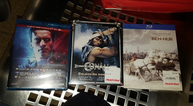 Terminator 2 + Conan Pack + Ben Hur Digibook: Mi Compra 23-11-2017 (Black Friday)