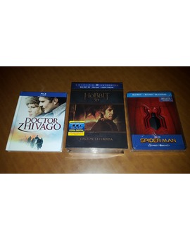 Doctor Zhivago Digibook + El Hobbit Trilogia Extendida 3D + Spider-man Homecoming Steelbook: Mi Compra 25-11-2017 (Black Friday segundo asalto)