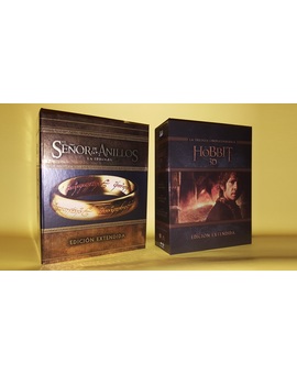 La Tierra Media Ediciones Extendidas: El Señor de los Anillos Trilogía Extendida + El Hobbit Trilogia Extendida 3D.