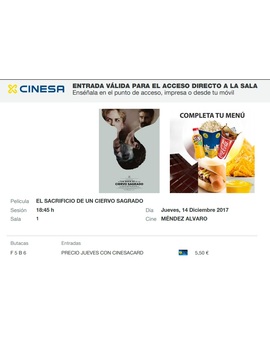 El Sacrificio de un Ciervo Sagrado: Mi Crítica y mi Entrada. [Con Spoilers al final]. Nota 6.5/10. Rompiendo las reglas.