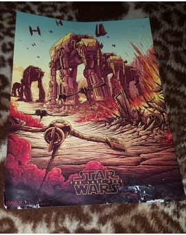 Star Wars Los Últimos Jedi: Poster coleccionista Imax regalo de parte de Cinesa