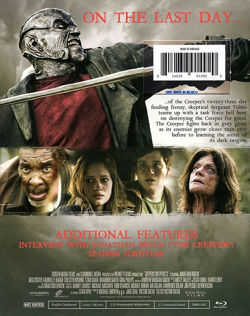 Jeepers Creepers 3 contraportada