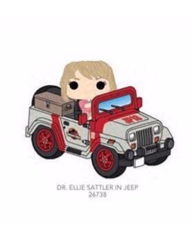 El Funko de Ellie vendrá con el Jeep de Jurassic Park