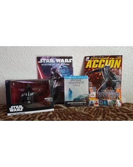 Blade Runner 2049 Steelbook 3D + Busto Darth Vader Star Wars + Revista Acción Cine: Mis Compras 26-01-2018