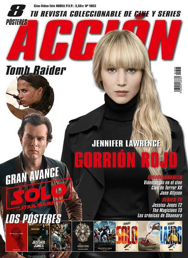 Acción Cine Portada y Posters Marzo 2018