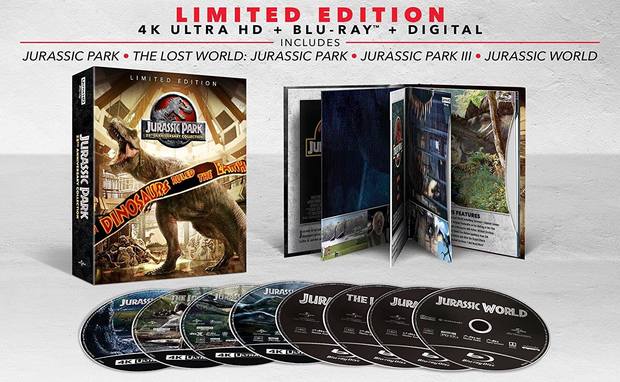 Aspecto del Pack 4K: Jurassic Park 25th Anniversary Collection Limited Edition Blu-ray + 4K (2/2)