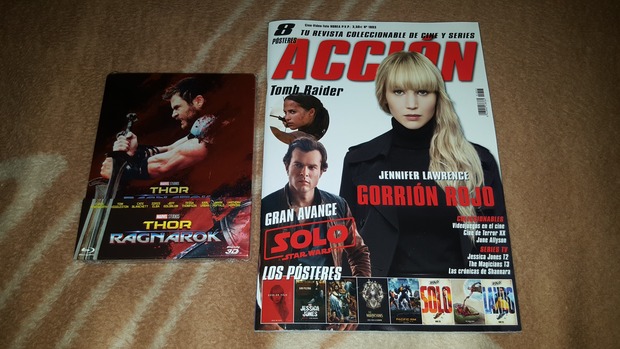 Thor Ragnarok Steelbook 3D + Acción Cine Marzo 2018: Mi Compra 09-03-2018