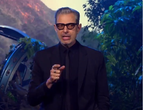 Jeff Goldblum presenta la nueva promo de Jurassic World El Reino Caido