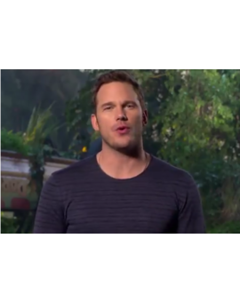 Chris Pratt presenta una promo de Jurassic World El Reino Caido