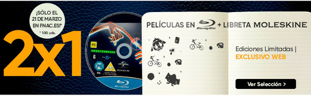 Ediciones Moleskine Oferta Fnac 2x1. Solo el 21 de Marzo