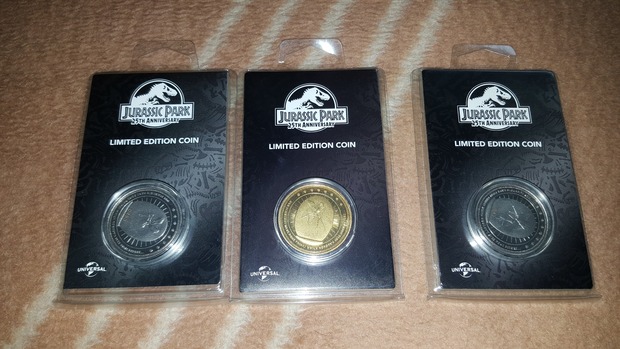 Monedas Jurassic Park 25 Th Anniversary