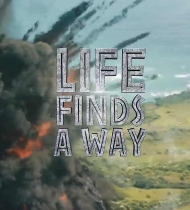 Life Breaks Free, LIfe cannot be contained, Life finds a way. Nueva promo de Jurassic World El Reino Caido
