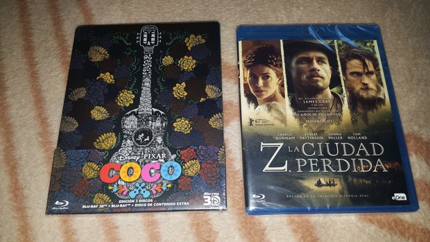 Coco Steelbook 3D + Z La Ciudad Perdida: Mis Compras 03-04-2018