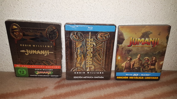 JUMANJI: Mi Colección en steelbook