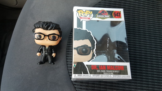 La vida no se puede contener, la vida se libera, la vida se abre camino. Funko del Doctor Ian Malcom. Mi Compra 19-04-2018