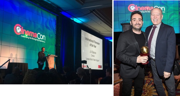 Bayona, nombrado mejor director internacional del año en la Cinamacon por su trabajo en Jurassic World El Reino Caido